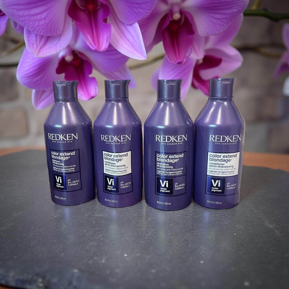 Redken Color Extend Blondage Violet Pigment Shampoo & Conditioner 16.9 oz 2 Sets